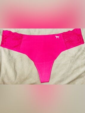 PINK Victoria's Secret Hot Pink Thong